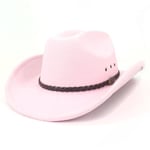 10cm iso lieri Cowboy hattu 2023 Syksy Talvi kihara lieri punk tyyliin iso lierinen miesten ja naisten siisti pyöräilyhattu Western Cowboy hattu