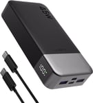 JUOVI J2621 Power Bank Fast Charging 20000mAh 45W, Portable Charger PD 3.0 QC 4