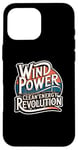 Coque pour iPhone 16 Pro Max Design durable Wind Power Clean Energy Revolution