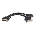 StarTech DMS 59 to Dual DVI I - 8in - DMS 59 to 2x DVI - Y Cable - DVI Splitter Cable - Monitor Splitter Cable - DMS 59 Cable (DMSDVIDVI1) - DVI-kabel