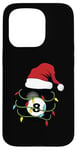 Coque pour iPhone 15 Pro Bowling de Noël assorti pour la famille