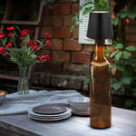 Lampe de Table Flaschenlampe Extérieur Balcon USB Batterie Variateur Tactile LED