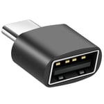 Adaptateur pour MacBook USB C Mâle vers USB 2.0 Femelle 480 Mbps Avizar Noir