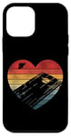 iPhone 12 mini Cornhole Team Bean Bag Player Champ Heart Retro Vintage Case