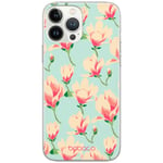 Babaco ERT GROUP mobile phone case for Oppo A53 / A53S original and officially Licensed pattern Flowers 016 optimally adapted to the shape of the mobile phone, case made of TPU