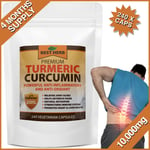 240 CAPSULES TURMERIC EXTRACT CURCUMIN 95% BLACK PEPPER TUMERIC BACK ACHE RELIEF