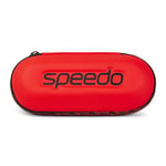 Speedo Étui pour Lunettes de Natation, Rangement, Protection Étui pour Lunette pour Unisex, Rouge, Taille unique