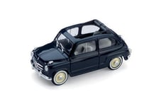 1:43 Brumm Fiat 600 Convertibile Aperta 1956 Bleu Scuro R248-06 Brumm Modellino