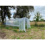 Les Serres Tonneau - Serre tunnel de jardin - 4 Saisons 3m00 x 4m50