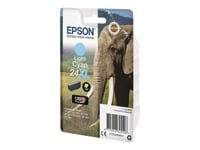 Epson 24Xl - 9,8 Ml - Xl - Lys Cyan - Original - Blækpatron - For Expression Photo Xp-55, 750, 760, 850, 860, 950, 960, 970  Expression Premium Xp-750, 850