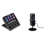 Elgato USB Audio Mix Bundle - Audio Mixer, Studio Controller, USB Condenser Microphone for Podcasting, Streaming, Gaming, Content Creators, customizable touch strip, dials and LCD keys, PC/Mac