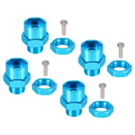 Wheel Hex Hub Adapter 12mm To17 mm for 1/10 RC Car Upgrade 1/8 Tires (Sky Blue)