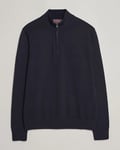 Morris Riley Cotton Half Zip Navy