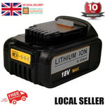 For DeWalt DCB184 18V 6 AH XR Range Li-Ion Power Tool Battery DCB182 DCB200 NEW