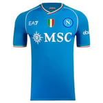 SSC NAPOLI Season 23/24 Maglia Gara T-Shirt, Light Blue Napoli, XXXL