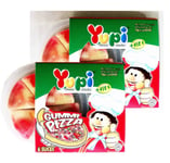 2x Yupi Gummy Candies GUMMI PIZZA Real Fruit Juice + Vitamin C Gelatin Fruit 23g