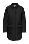 Manteau Matelassé Noir Femme