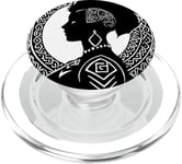 Fantasy Post Punk Celtic Tribal Art Batcave Girl Gothique PopSockets PopGrip pour MagSafe