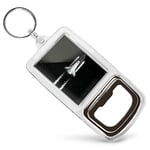 Bottle Opener Keyring BW - Cool Space Rocket Shuttle Solar System  #41100