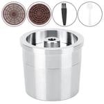 Stainless Steel Coffee Filter Filled Coffee Maker Reusable Capsule Shell Recy HG