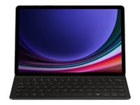 Samsung Ef-Dx720 - Clavier Et Étui (Couverture De Livre) - Clé Ai Fine - Sans Fil - Pogo Pin, Bluetooth - Noir Clavier, Noir Étui