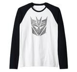 Transformers Decepticons Classic Distressed Logo Raglan Baseball Tee