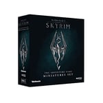 Modiphius | The Elder Scrolls: Skyrim – Jeu de société d'aventure – Jeu de société | À partir de 14 Ans | 1 à 4 Joueurs | 60 à 120 Minutes de Temps de Jeu, Gris, Rouge