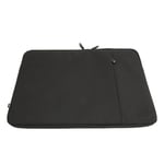 Laptopfodral Vattentätt Tyg Stor Kapacitet Enkel Elegant Stil Laptop Sleeve för 15,6 Tums Enhet Män Kvinnor Svart