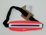 Nike Slim Waist Pack 3.0 Running Belt Sport Body Bag Lightweight Bright Crimson 