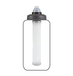 LifeStraw Universal Water Filter Bottle Adapter Kit Fits Select Bottles from Hydroflask, Camelbak, Kleen Kanteen, Nalgene and More, white