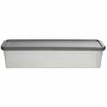 Whitefurze Spacemaster Multi Purpose Storage Box 1.9 Litre Silver