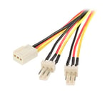 StarTech 30cm TX3 Fan Power Splitter Cable