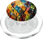 Colorful Abstract Easter Egg Pattern with Intricate Details PopSockets PopGrip for MagSafe