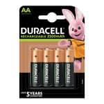 8x Duracell AA 2500mAh Duralock Ni-Mh Rechargeable Batteries. AA Battery