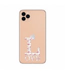 Coque Iphone 11 Love fleur rose shabby liberty transparente