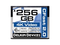 Delkin Minneskort Cinema CFast 2.0 256GB 560MB/s