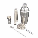 Bar Shaker - Rostfritt set med tillbehör, 350 ml