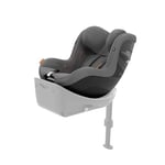 CYBEX Gold Siège-Auto Sirona G i-Size Comfort, Sans Base, De 3 mois à 4 ans environ (dès la naissance avec le Réducteur), Max. 19 kg, 61-105 cm (dès 40 cm avec le Réducteur), Lava Grey