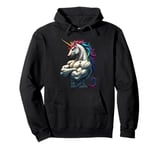 Unicorn Power for a Unicorn lover athlete bodybuilder Pullover Hoodie