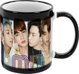 4GIFTSAKE BTS Dynamite Magic Mug Korean Boy Band Heat Sensitive Color Changing