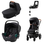 Premiumpakke, Britax Smile III + Bagdel + Britax iSense Bilstolsystem - Fossil Grey