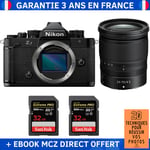 Nikon Zf + Z 24-70mm f/4 S + 2 SanDisk 32GB Extreme PRO UHS-II SDXC 300 MB/s + Ebook '20 Techniques pour Réussir vos Photos' - Appareil Photo Hybride