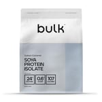 Bulk Soya Protein Isolate Powder, Vegan Protein Shake, Salted Caramel, 1 kg, 33 Servings, Packaging May Vary