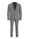 JACK & JONES Men's Jprsolaris Suit Noos Jackets, Light Grey Melange/fit: Super Slim, 48