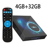 Media Streamer Smart Tv Box Android 10.0 Décodeur 4+32Go Box Multimédia Réseau T95 Set-Top 6K Tv Allwinner Lecteur Hd Tv Box