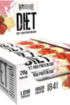 Warrior - Diet Protein Bar, Strawberry & White Chocolate - 12 x 55g