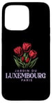 Coque pour iPhone 15 Pro Max Luxembourg Garden Paris France Tulipes