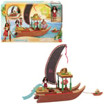 Disney Moana 2 Moana's Adventure Canoe Playset Small Doll