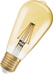 OSRAM 1906 LED edison fil gold 6,5W/824 (55W) E27 dim 2-pack