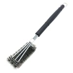 Brosse Barbecue, 3 en 1 Brosse Nettoyage Barbecue, Poils Acier Inoxydable pour Nettoyer Rapidement & Efficacement Tous Les Grils